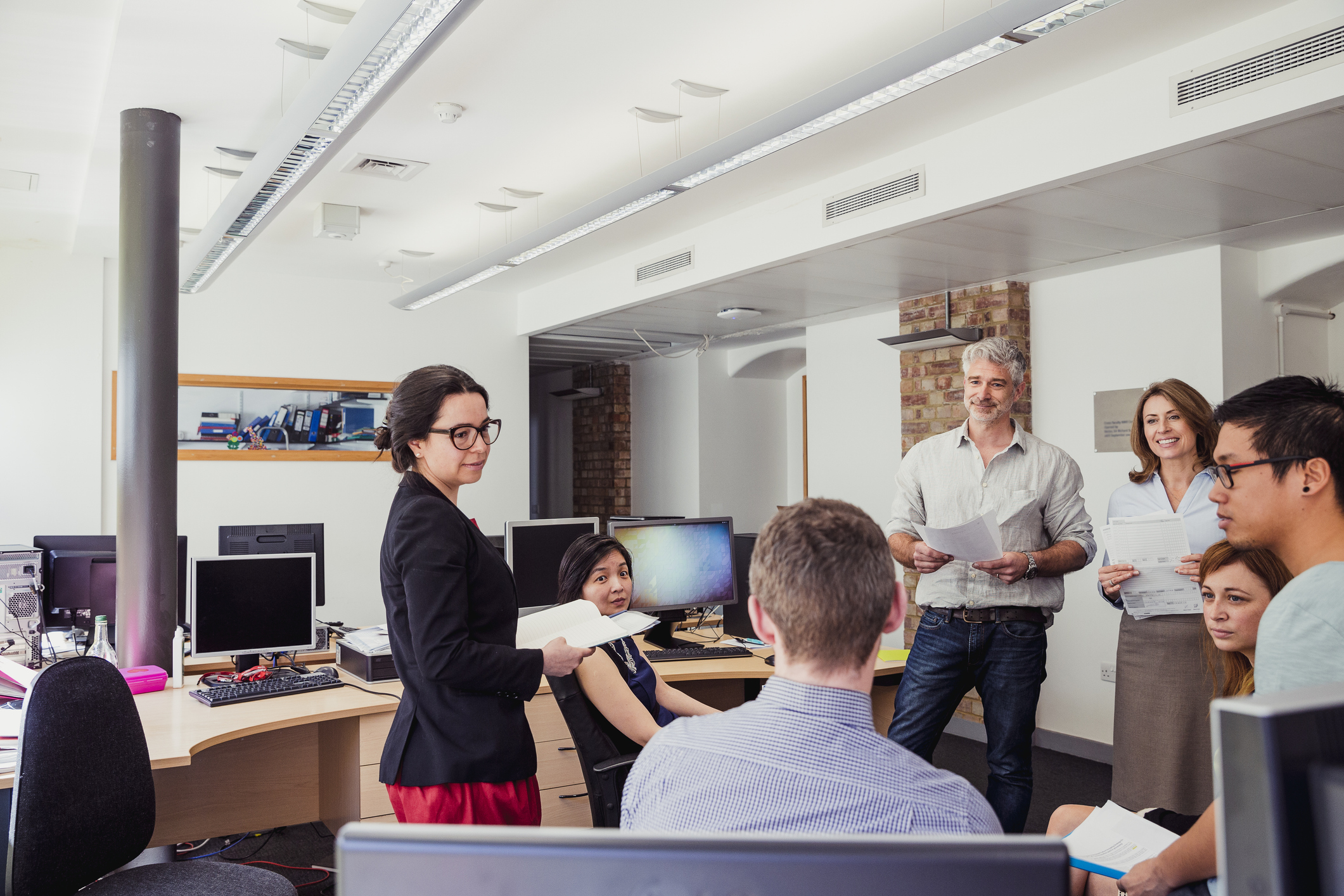 Business People in Meeting at Office